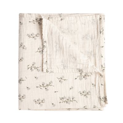 Couverture en gaze de coton - Bluebell