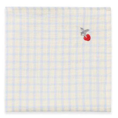 Muslin Blanket - Gingham Sky Blue