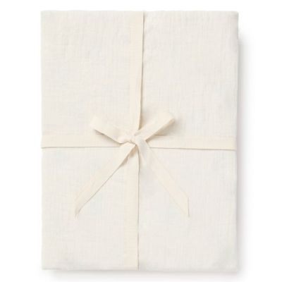 Muslin Fitted Sheet 60x120 - Ecru