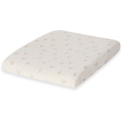 Housse de matelas à langer Coton Gaufré - La Fraise