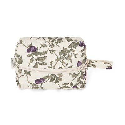 Trousse de toilette matelassée - S - Prune