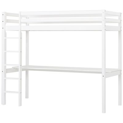 Lit mezzanine évolutif avec bureau Eco Dream 90 x 200 cm - Blanc