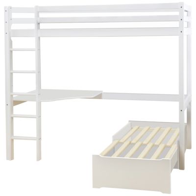 Lit mezzanine évolutif avec bureau & canapé Eco Dream Mega 90 x 200 cm - Blanc