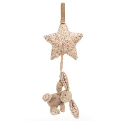 Mobile Musical Lapin Bashful Blossom Beige