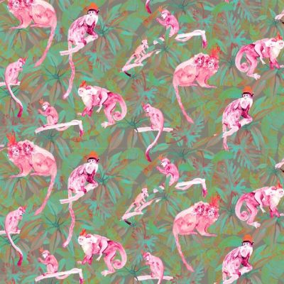 Papier Peint Tribu - Rose