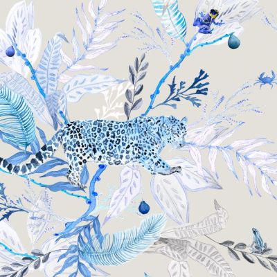 Papier Peint Orilla - Bleu