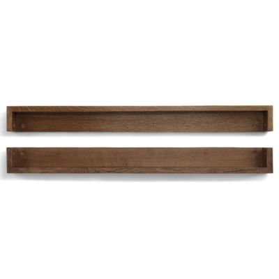 Set of 2 Eli Bed Ends - Smoked Oak