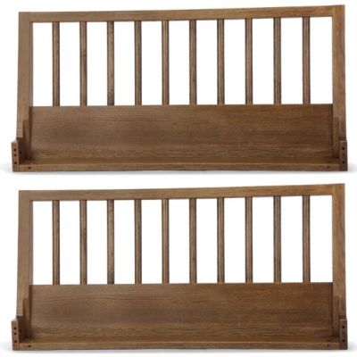 Set of 2 Eli Headboards - Smoked Oak