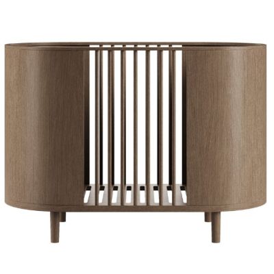Lit bébé évolutif Kai 70 x 120 cm - Chêne Fumé