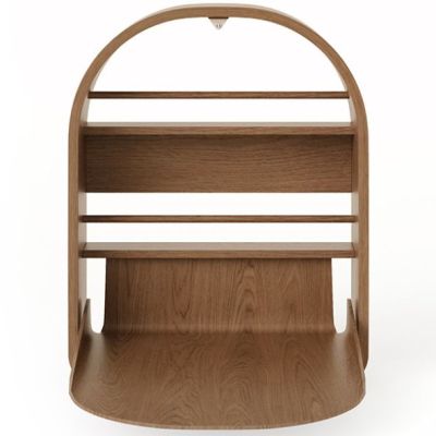 Kai Wall Changing Table - Smoked oak