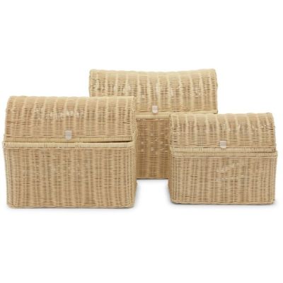 Set of 3 Storage Baskets - Sand