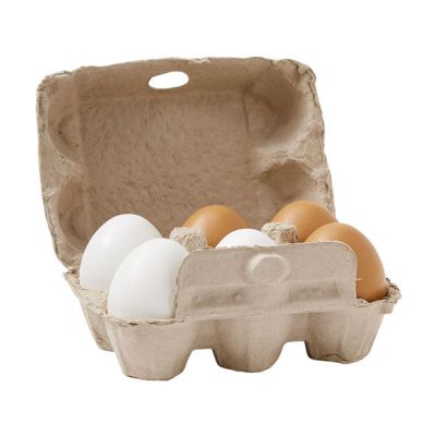 Pack de 6 oeufs en bois