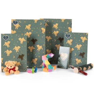 Calendrier de l'Avent avec 24 cadeaux - Bleu
