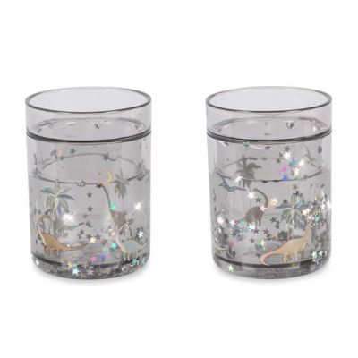 2 Pack Glitter Cups - Dino
