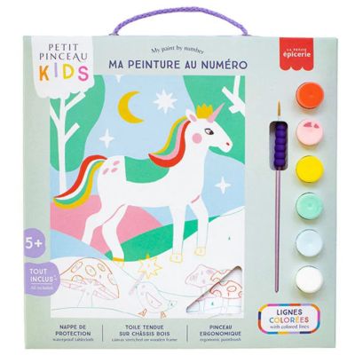 Paint by Numbers - Unicorn and Little Bird