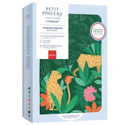 Notebook to Paint - Leaping Leopards