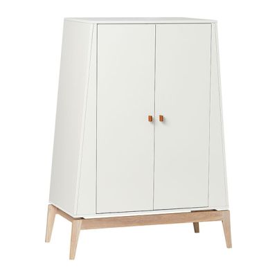 Armoire Luna - Petit Modèle - Blanc / Chêne