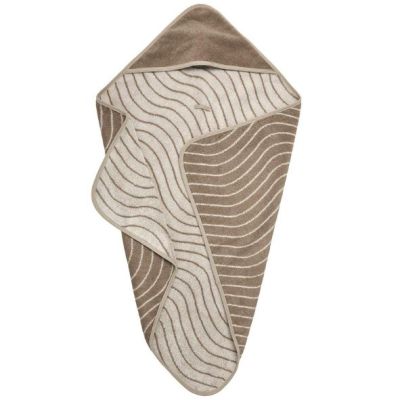 Woodland Baby Hooded Towel - Cappuccino