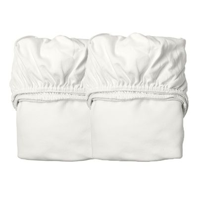 Set de 2 draps housse 70 x 140 - Blanc