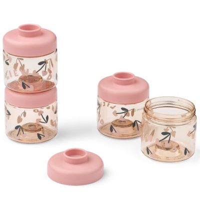 Set de 4 boîtes multiportions Dominique - Cerises Cœur