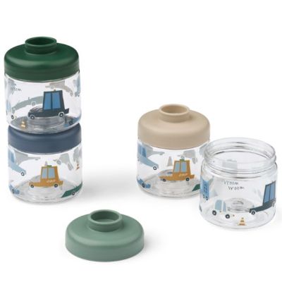 Set de 4 boîtes multiportions Dominique - Voitures
