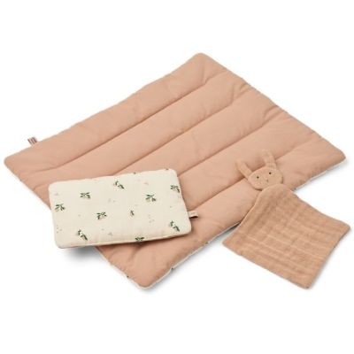 Parure de lit de poupée Joan - Pêches