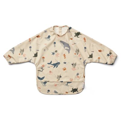Bavoir manches longues Merle - Animaux Marins