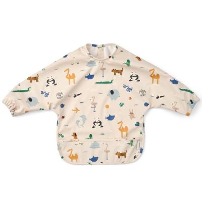 Bavoir manches longues Merle - Around the World