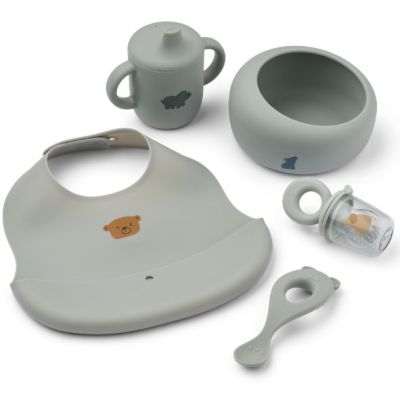 Mileah Meal Set - Dove Blue