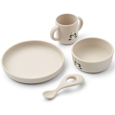 Vivi Silicone Dish Set - Panda
