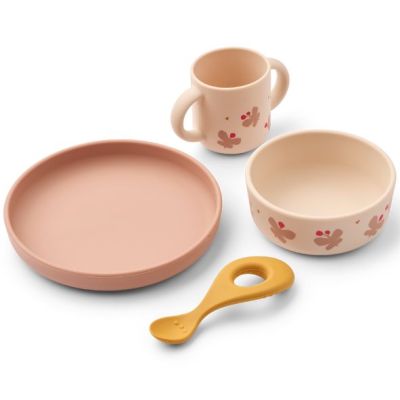 Vivi Silicone Dish Set - Butterfly