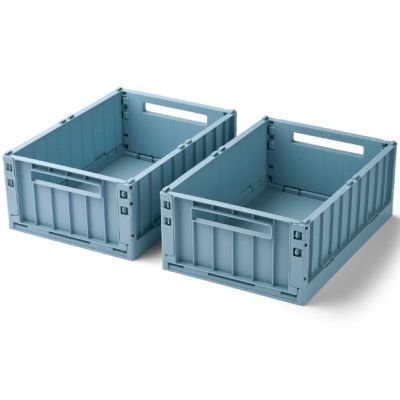 2-Pack Weston Storage Box - Beach Blue - M