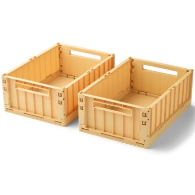 2-Pack Weston Storage Box - Lemon Yellow - M