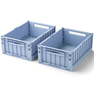 2-Pack Weston Storage Box - Dusty Lavender - M