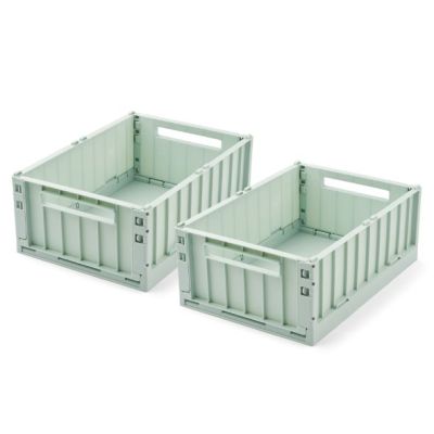 2-Pack Weston Storage Box - Light Peppermint - M