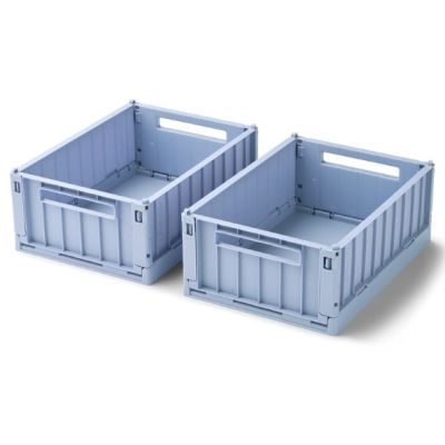 2-Pack Weston Storage Box - Dusty Lavender - S