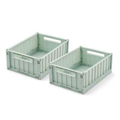2-Pack Weston Storage Box - Light Peppermint - S