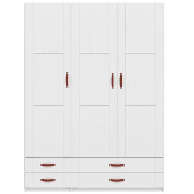 Armoire 150 cm - 3 portes & 4 tiroirs