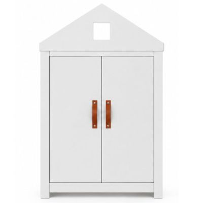 Bibliothèque Maison - 2 portes - Blanc