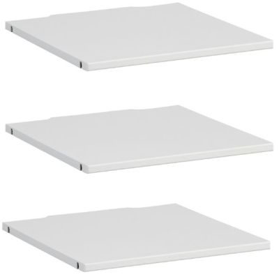 Set de 3 étagère supplémentaires pour armoire 50 cm