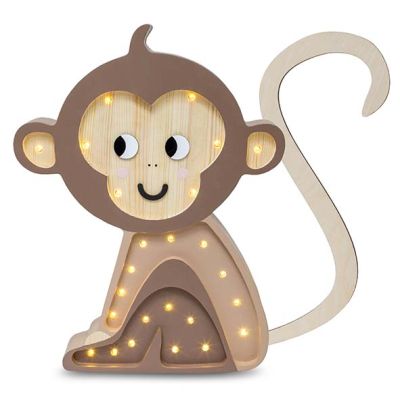Lampe Singe - Marron