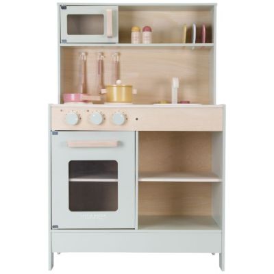 Cuisinière en bois avec accessoires - Menthe