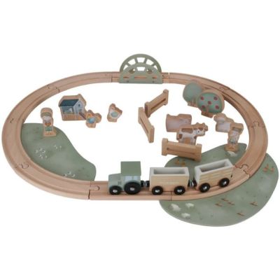 Wooden Train Set - Little Farm