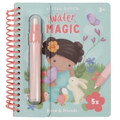 Livre de coloriage à l'eau magique - Rosa & Friends