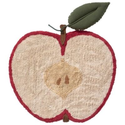 Washable Rug Apple - 100 x 90 cm
