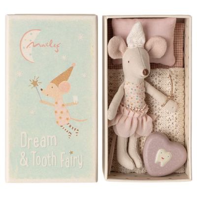 Petite sœur Souris dans sa boîte assortie - Fée des dents