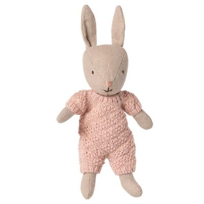 Bébé Lapin - Micro - Combinaison Tricot Rose