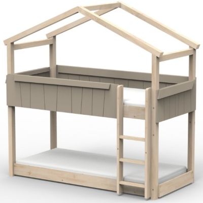 Star Light Convertible Floor Bunk House Bed 90 x 200 cm