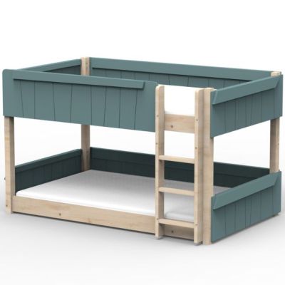 Star Light Montessori Convertible Floor Bunk Bed 120 x 190 cm