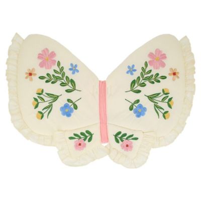 Ailes de papillon brodées - Rose